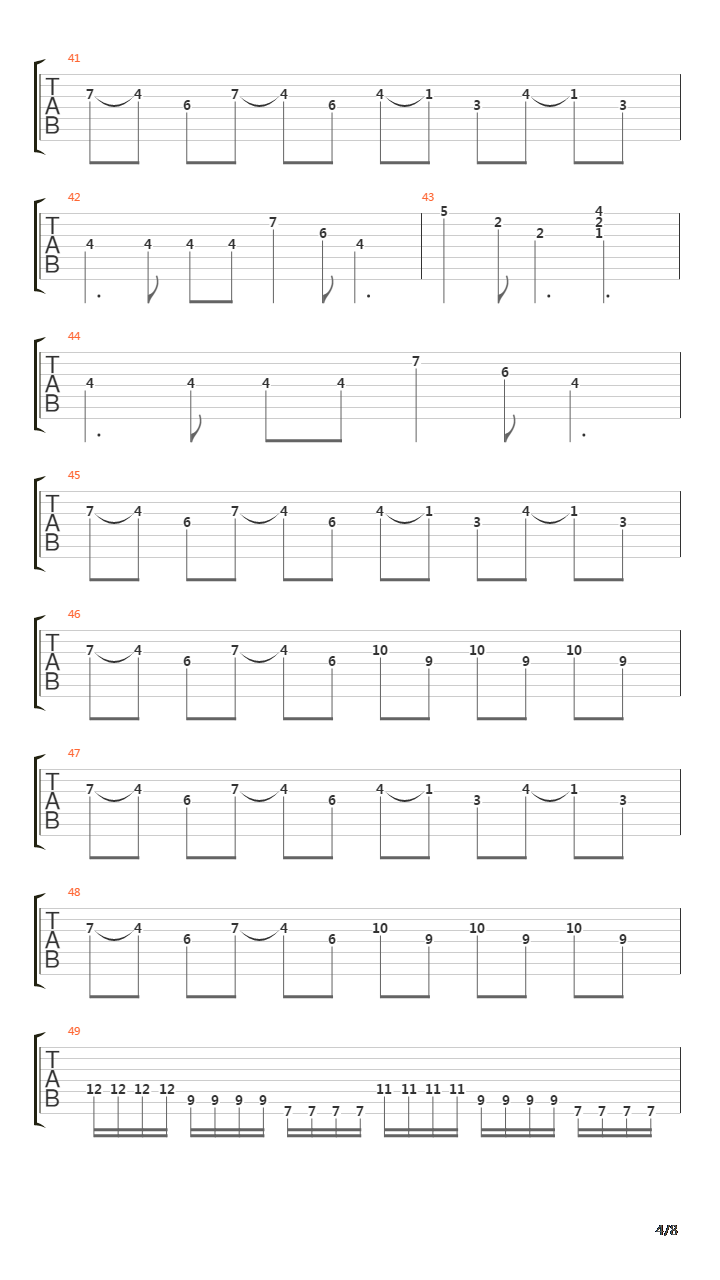 Chromatic Horizon吉他谱