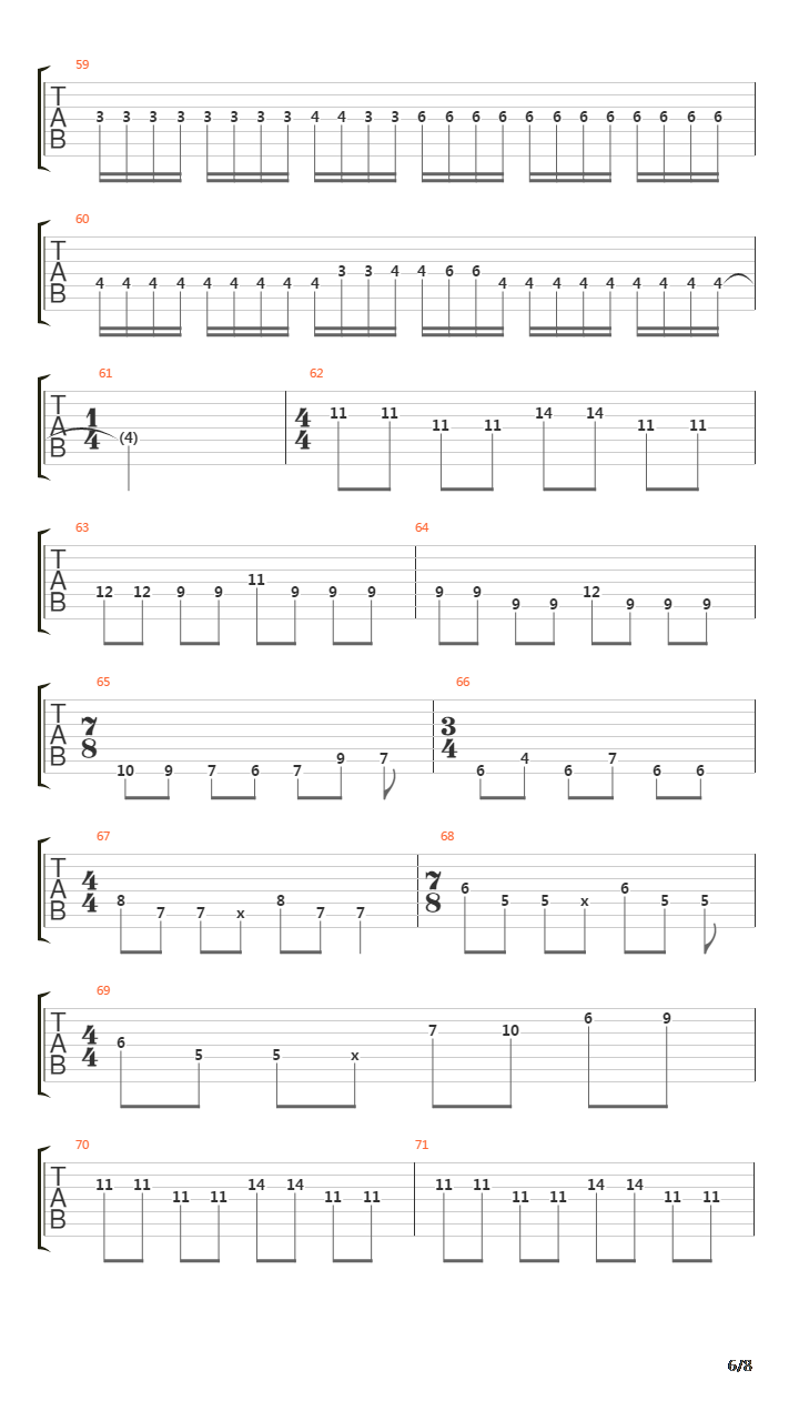 Chromatic Horizon吉他谱