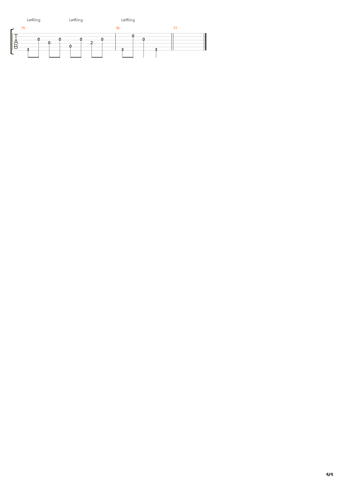 Thirteen吉他谱