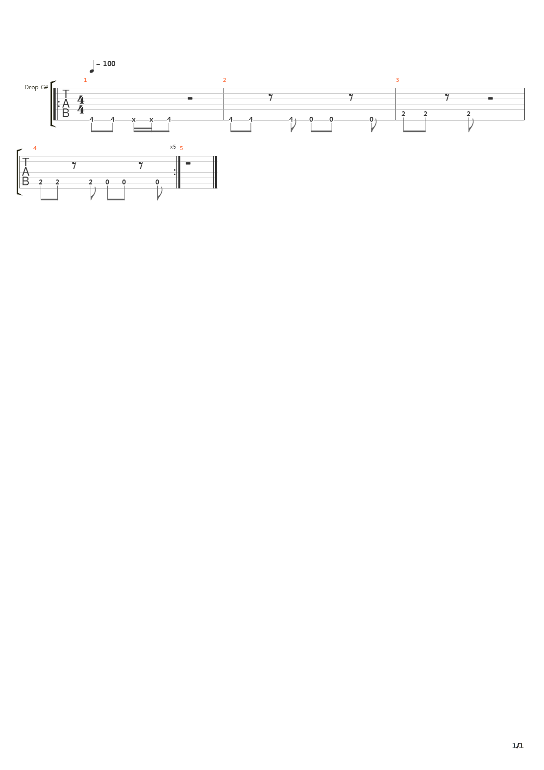 Dangerous吉他谱