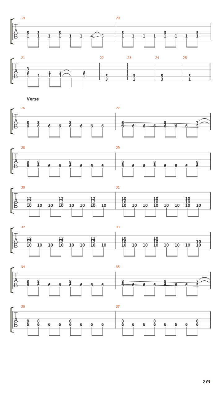 Cradle Of Love吉他谱