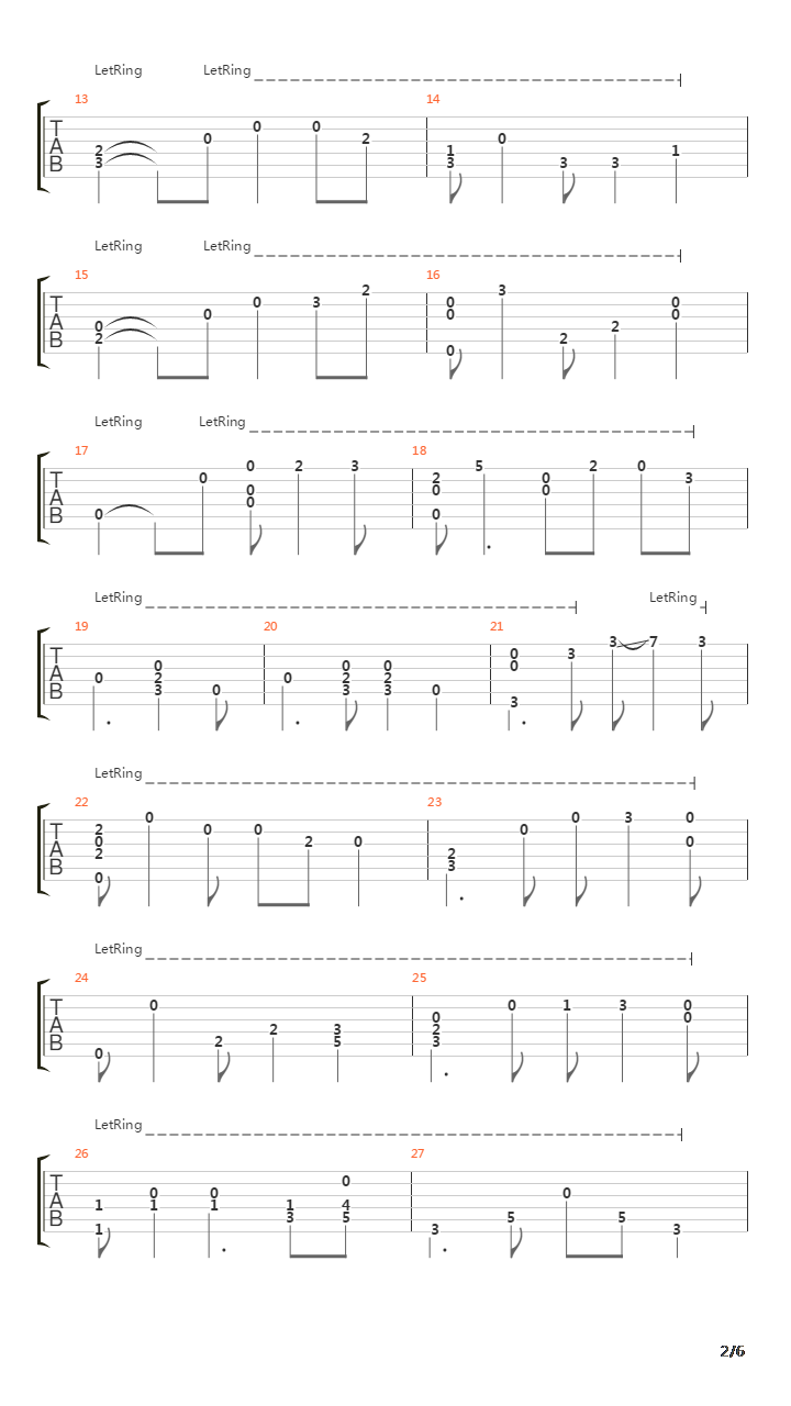 Just The Way You Are吉他谱