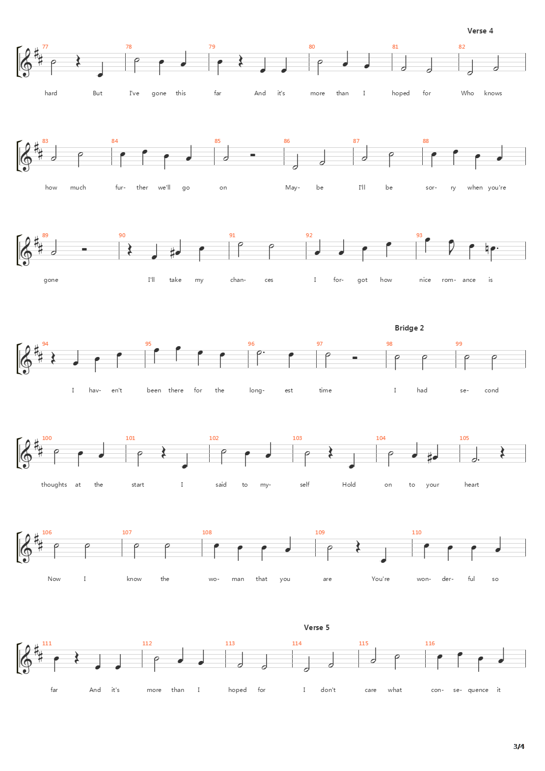 The Longest Time Acapella吉他谱