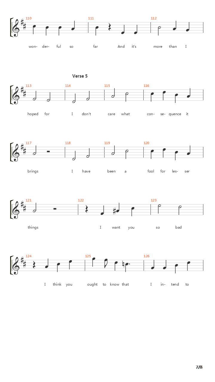 The Longest Time Acapella吉他谱