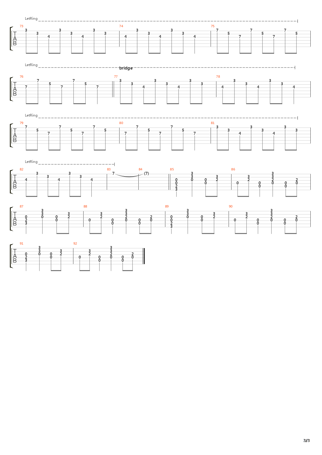 Deep吉他谱