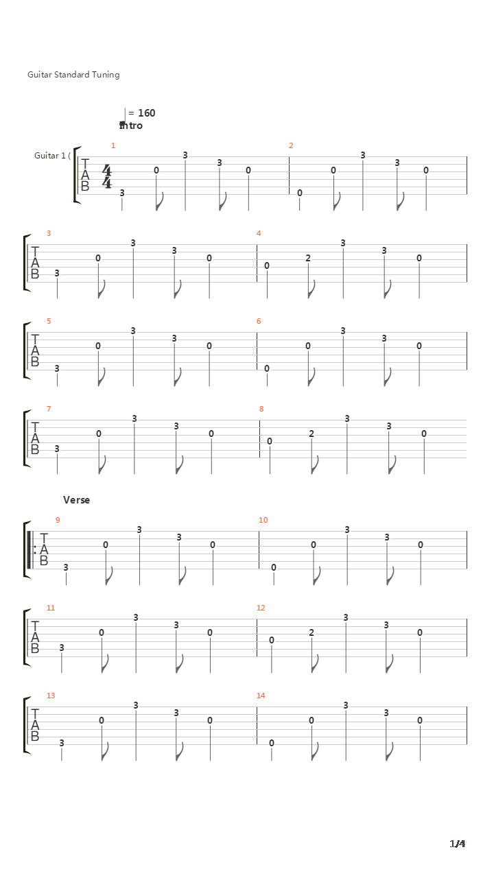 Deep吉他谱