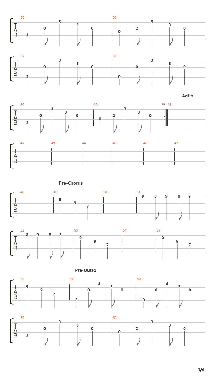 Deep吉他谱