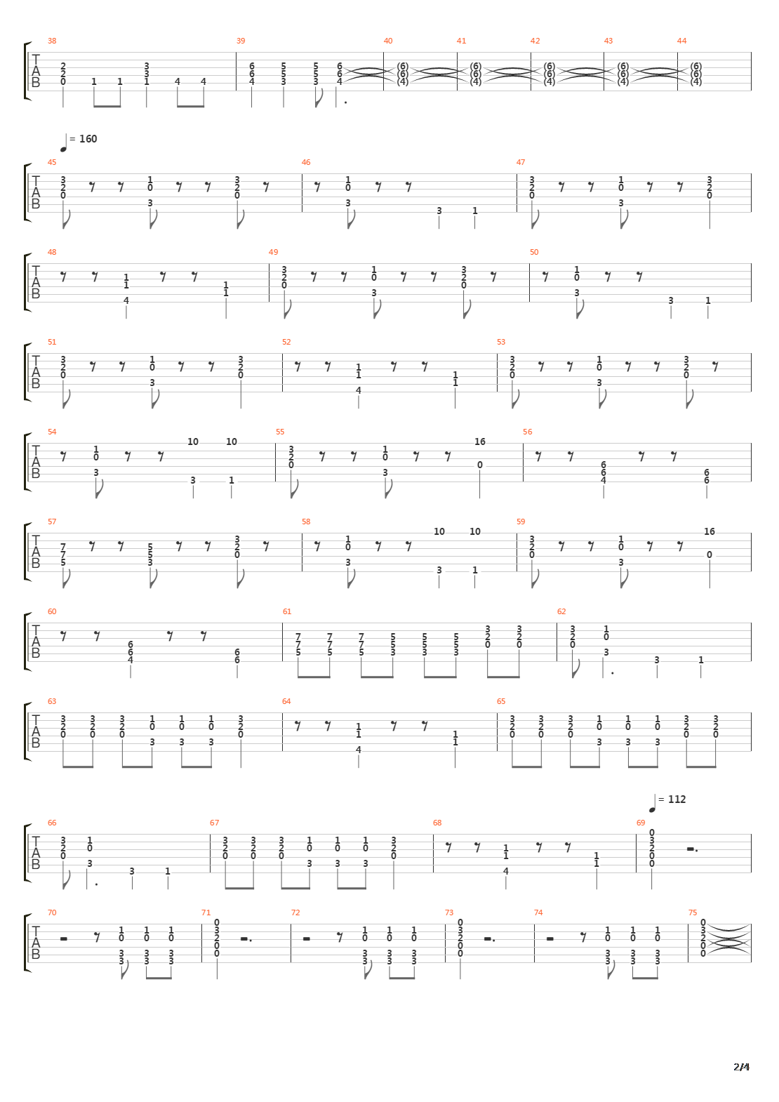 Wrong Side Of The Track吉他谱