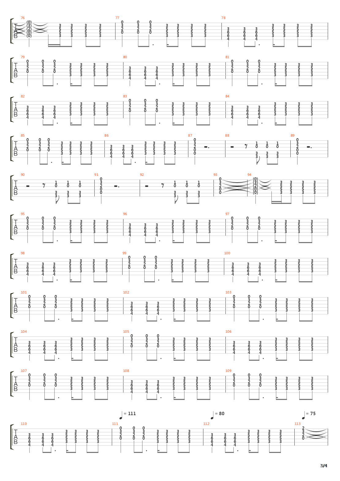 Wrong Side Of The Track吉他谱