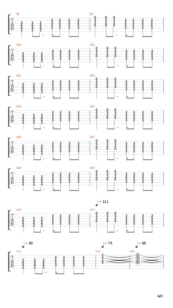 Wrong Side Of The Track吉他谱