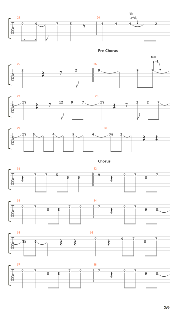 Blind Man吉他谱