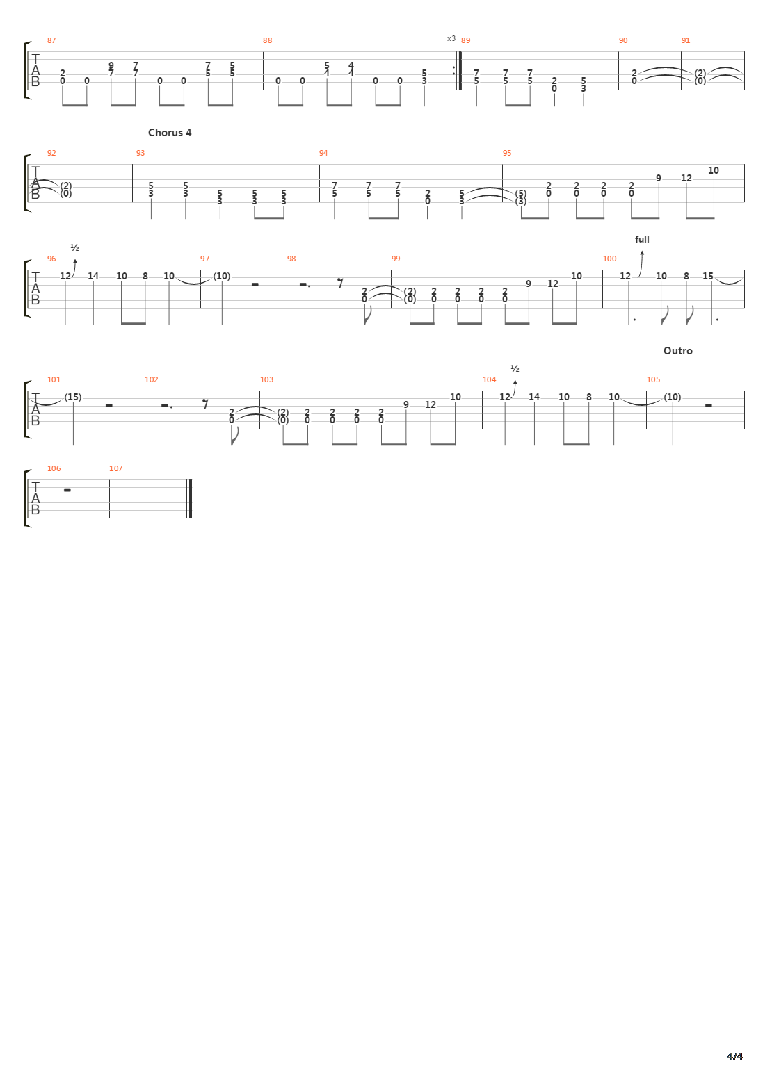 Shockwave吉他谱