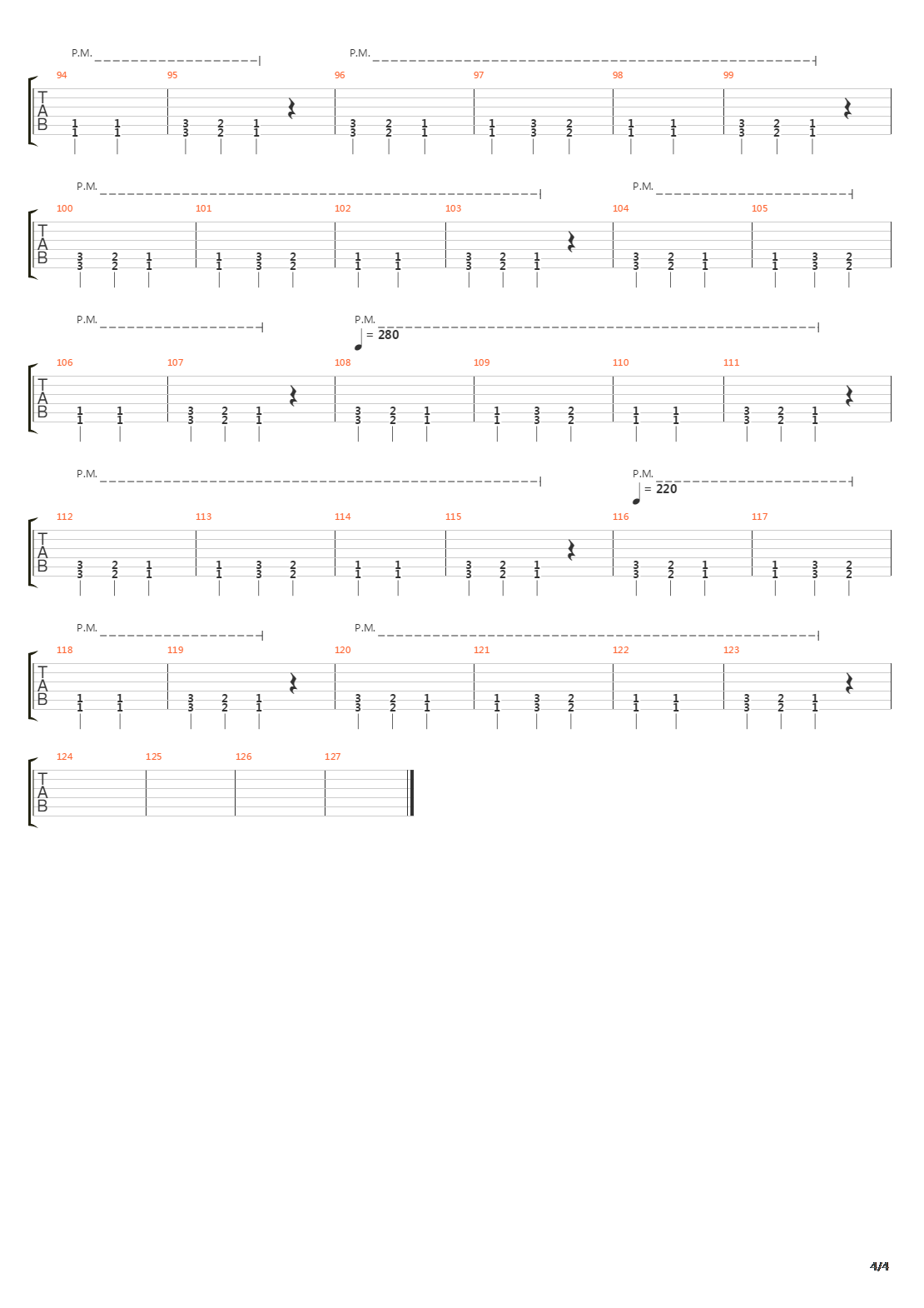 Pinga吉他谱