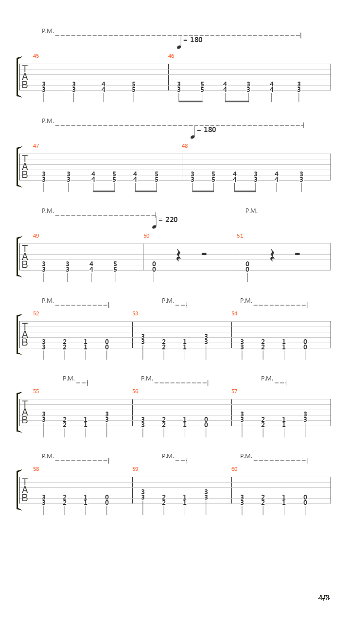 Pinga吉他谱