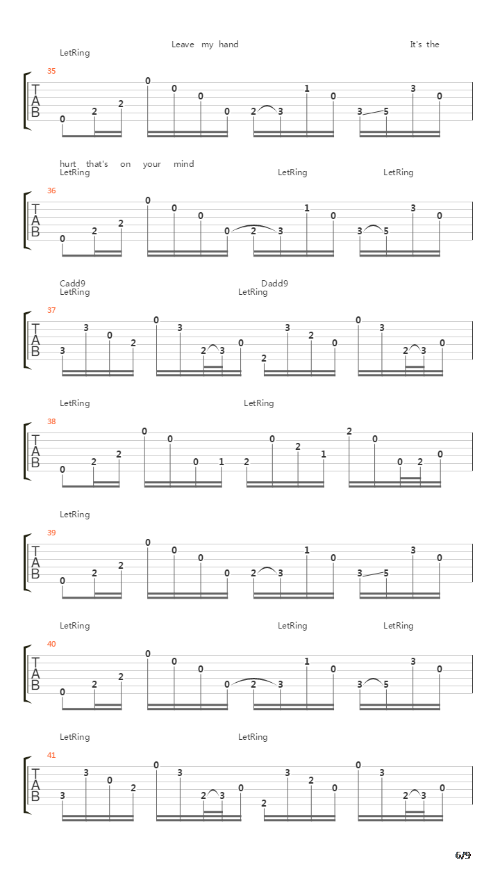 Highway Song吉他谱