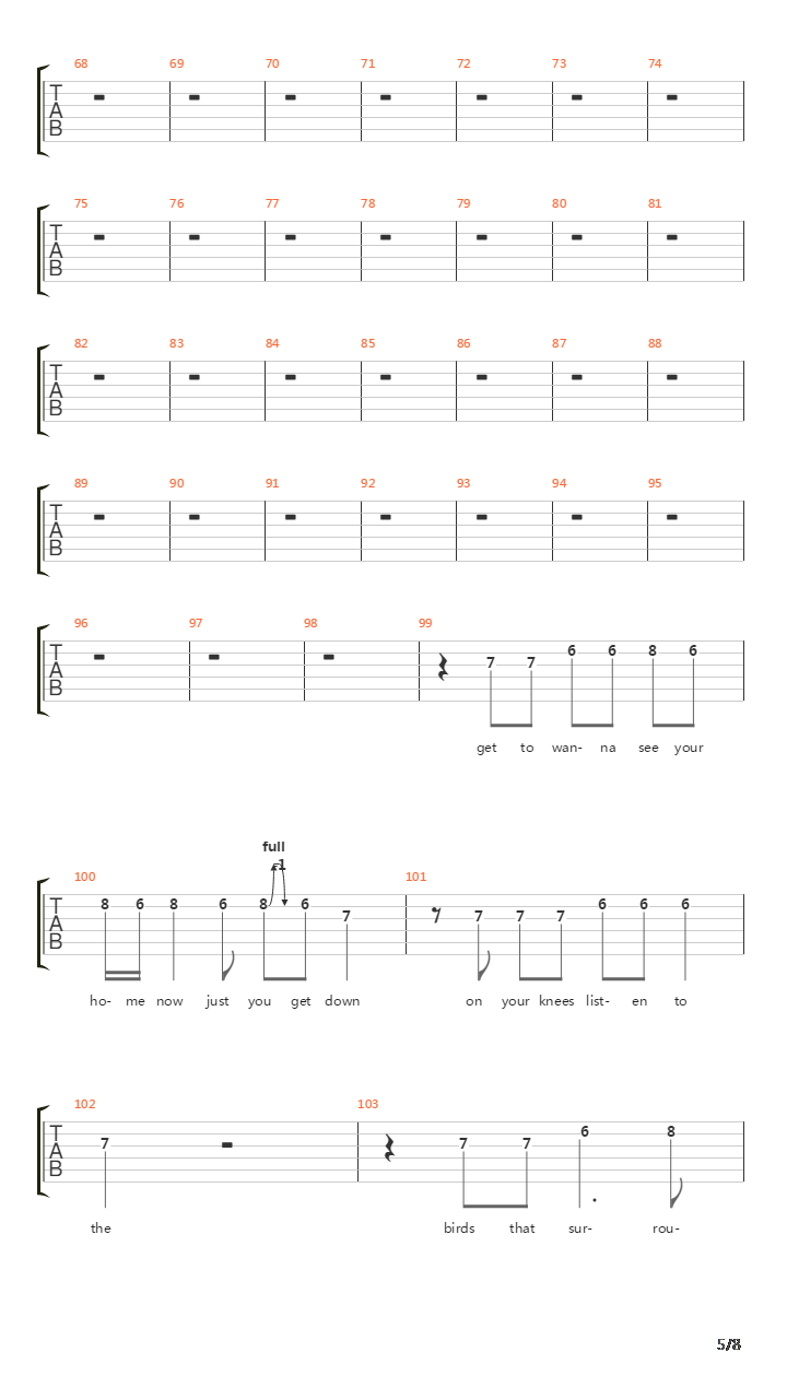 Take A Train吉他谱