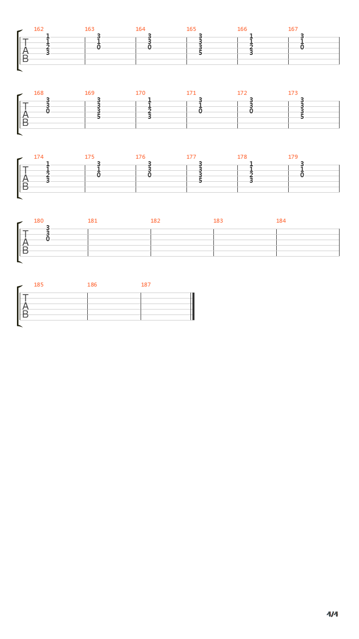 Rain吉他谱