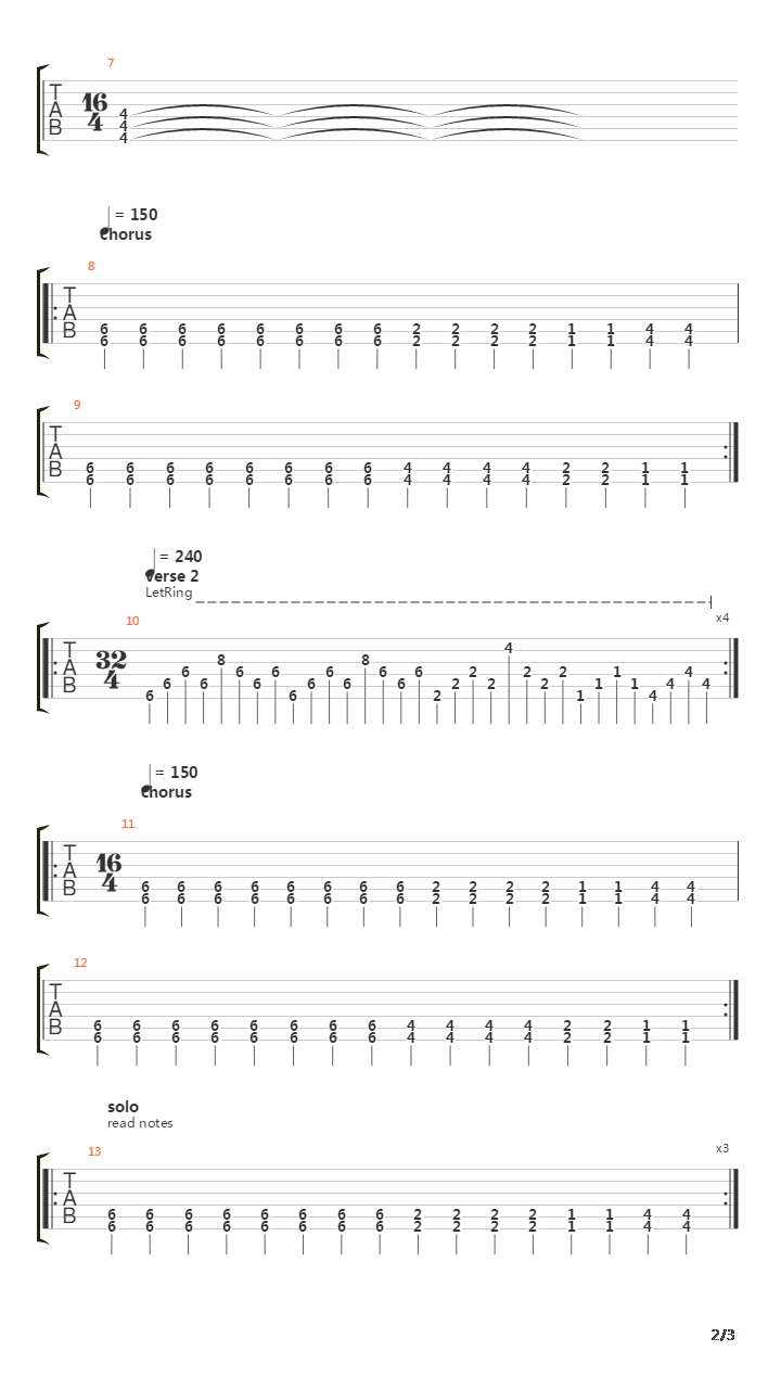 Line In The Sand吉他谱