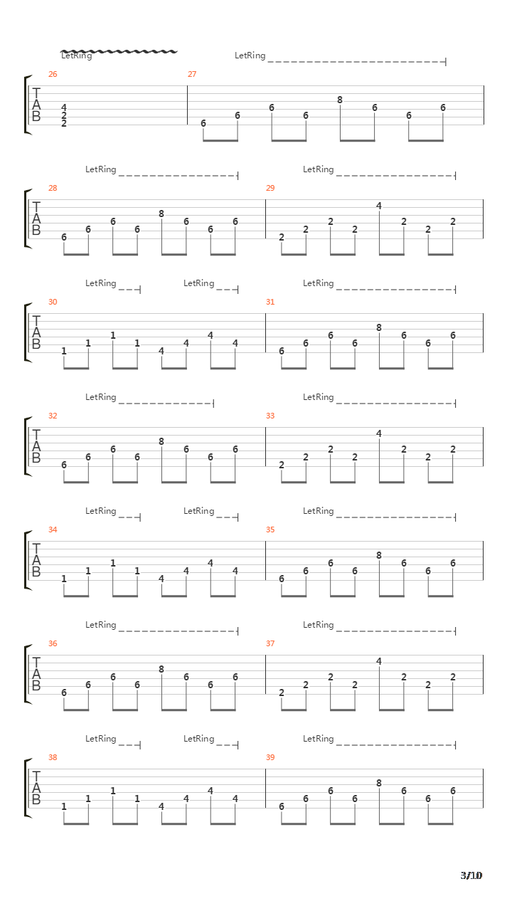 Line In The Sand吉他谱