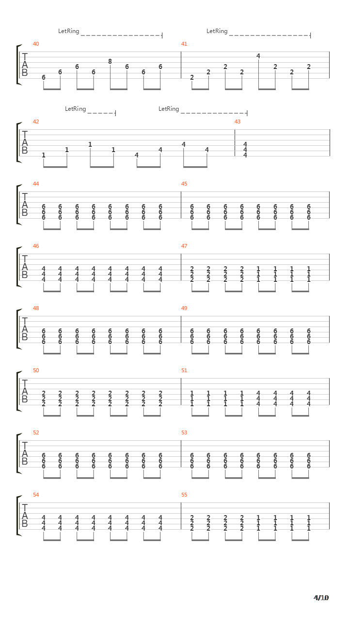 Line In The Sand吉他谱