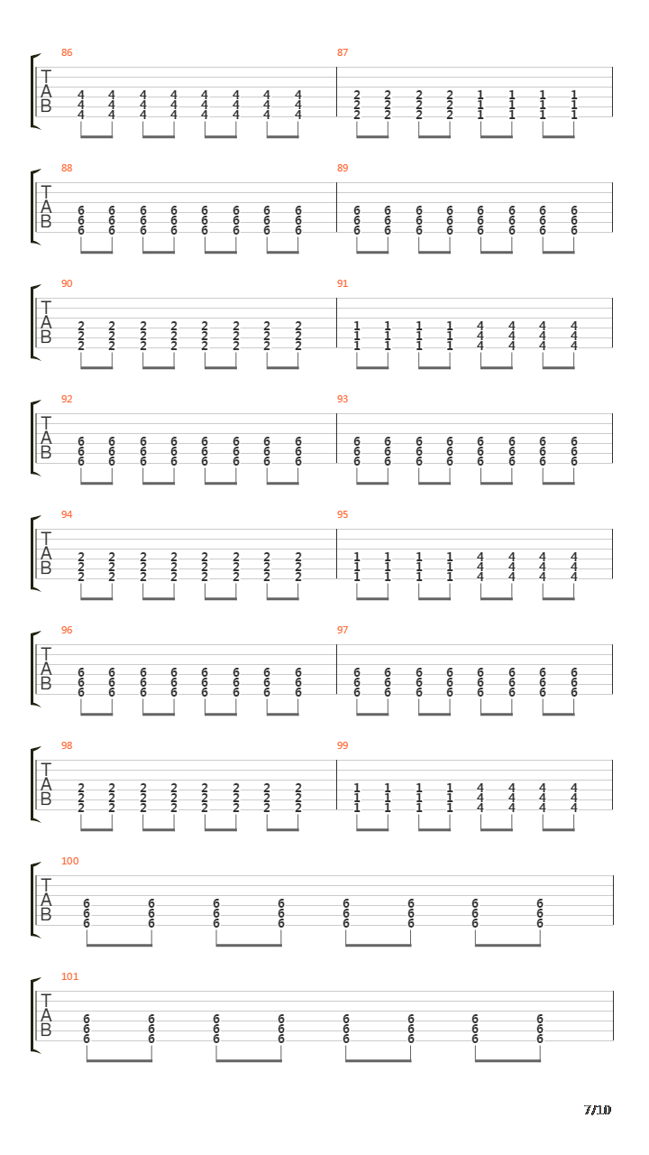 Line In The Sand吉他谱