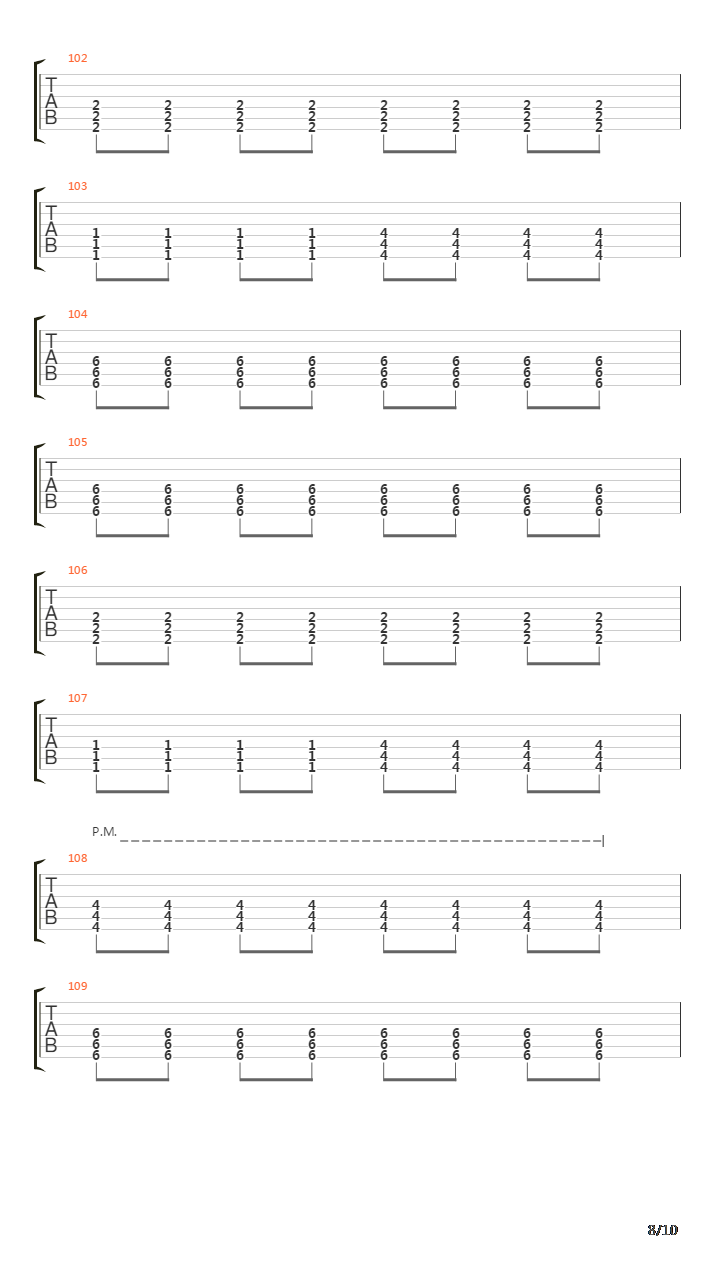 Line In The Sand吉他谱