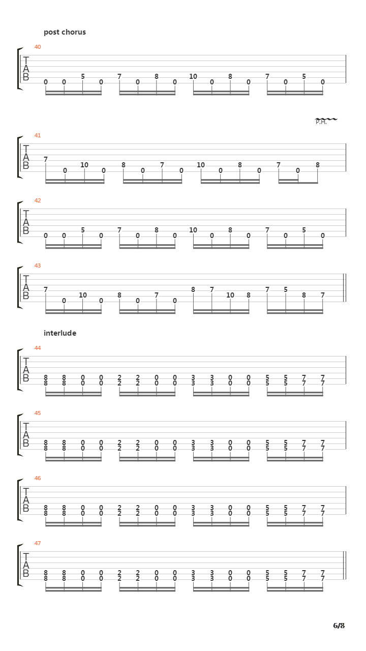 Rise吉他谱