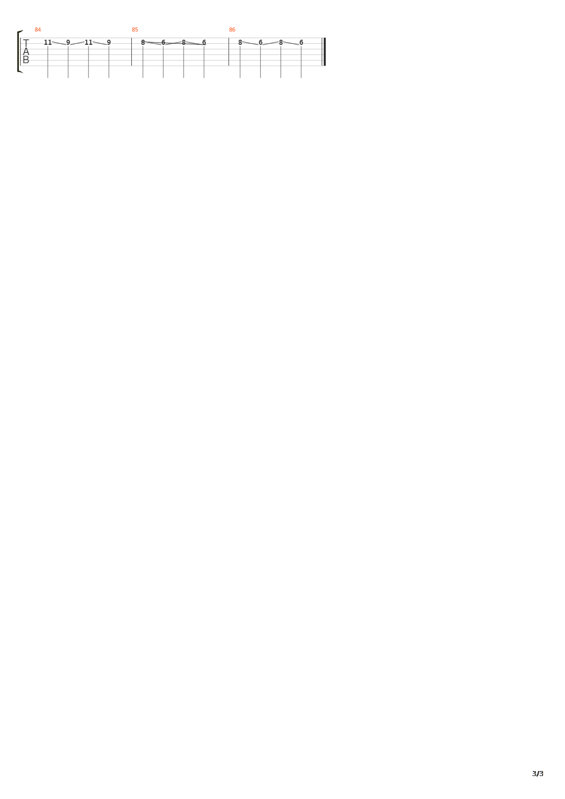 Terran吉他谱