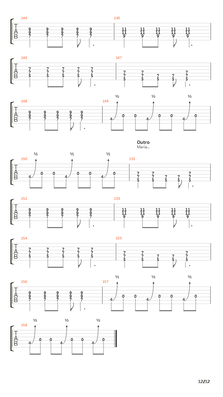 Maria吉他谱