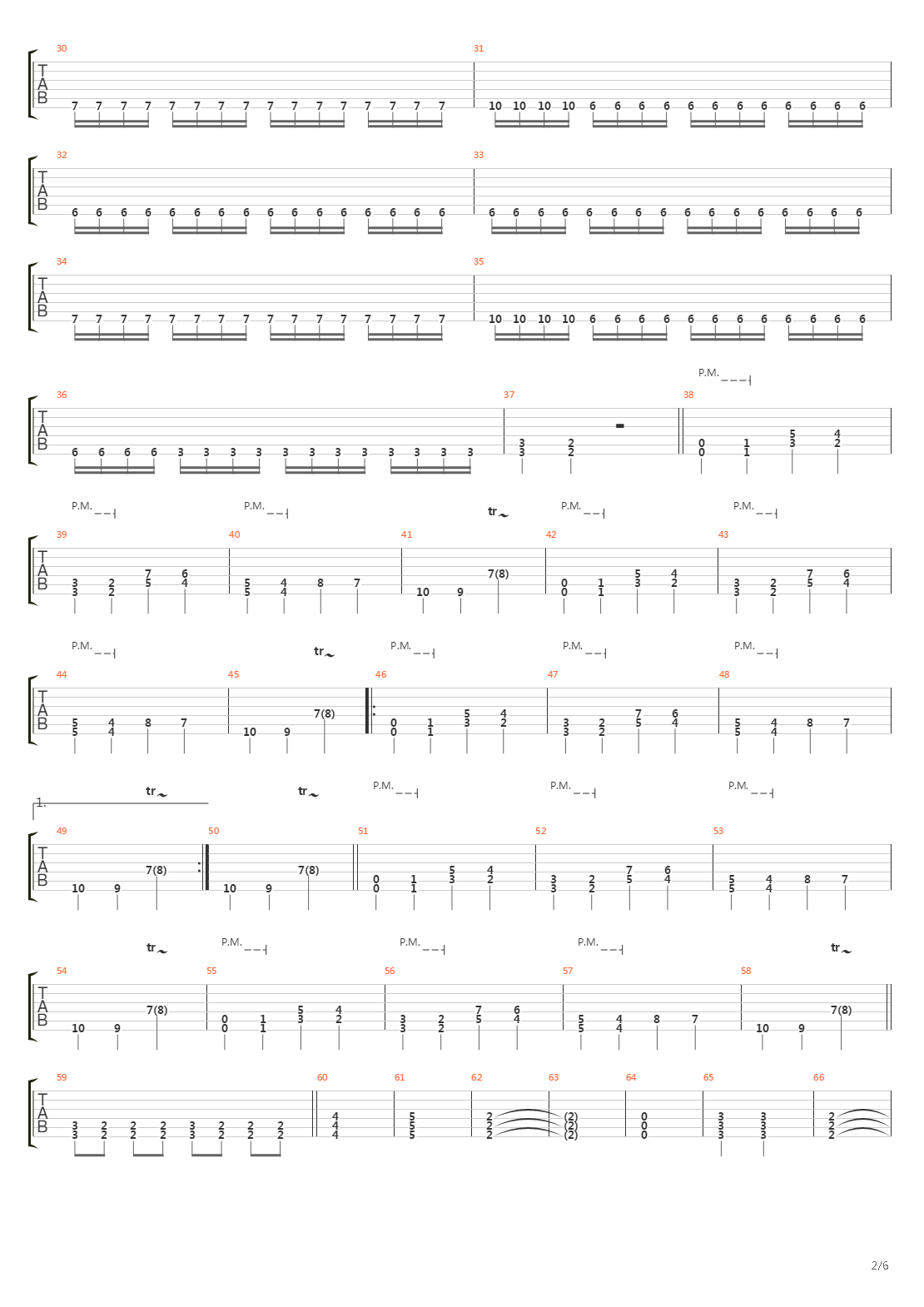 Process Of Disillumination吉他谱