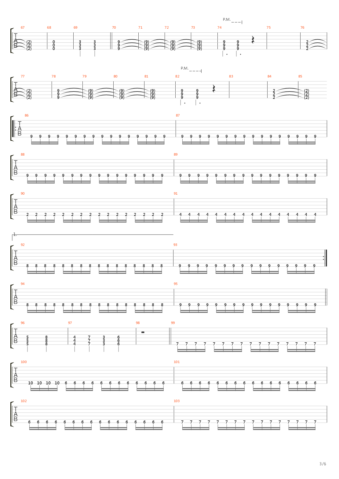 Process Of Disillumination吉他谱