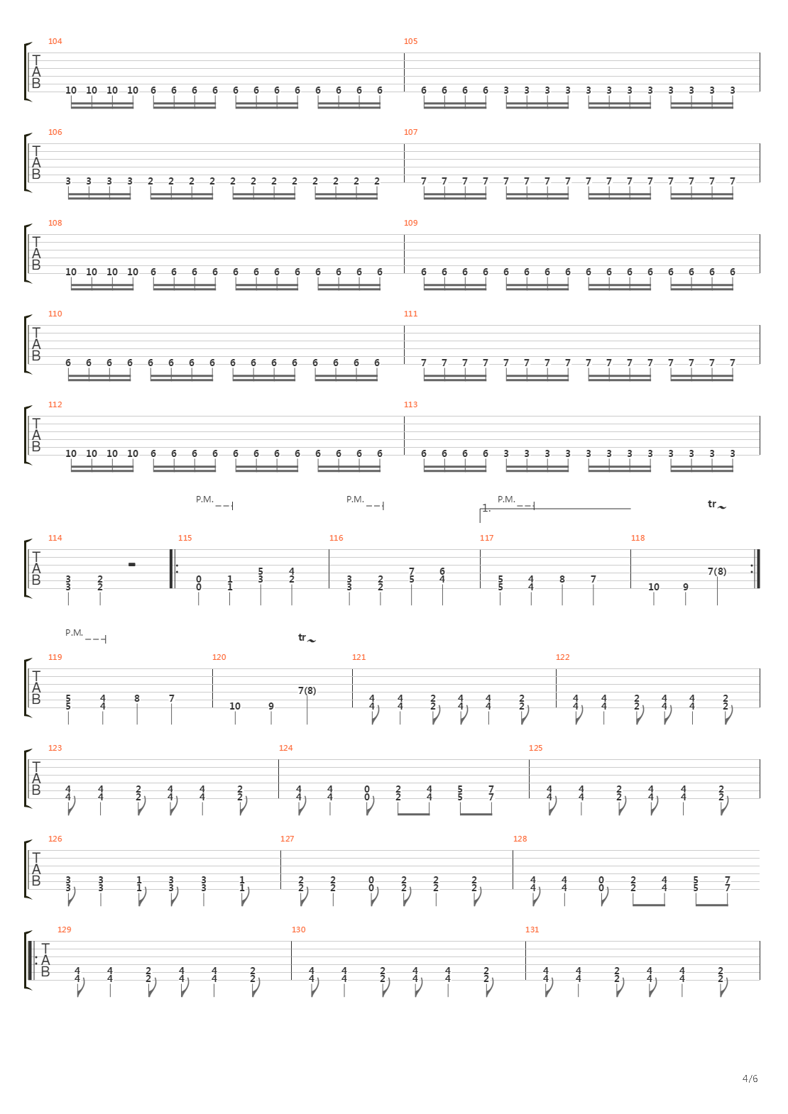 Process Of Disillumination吉他谱