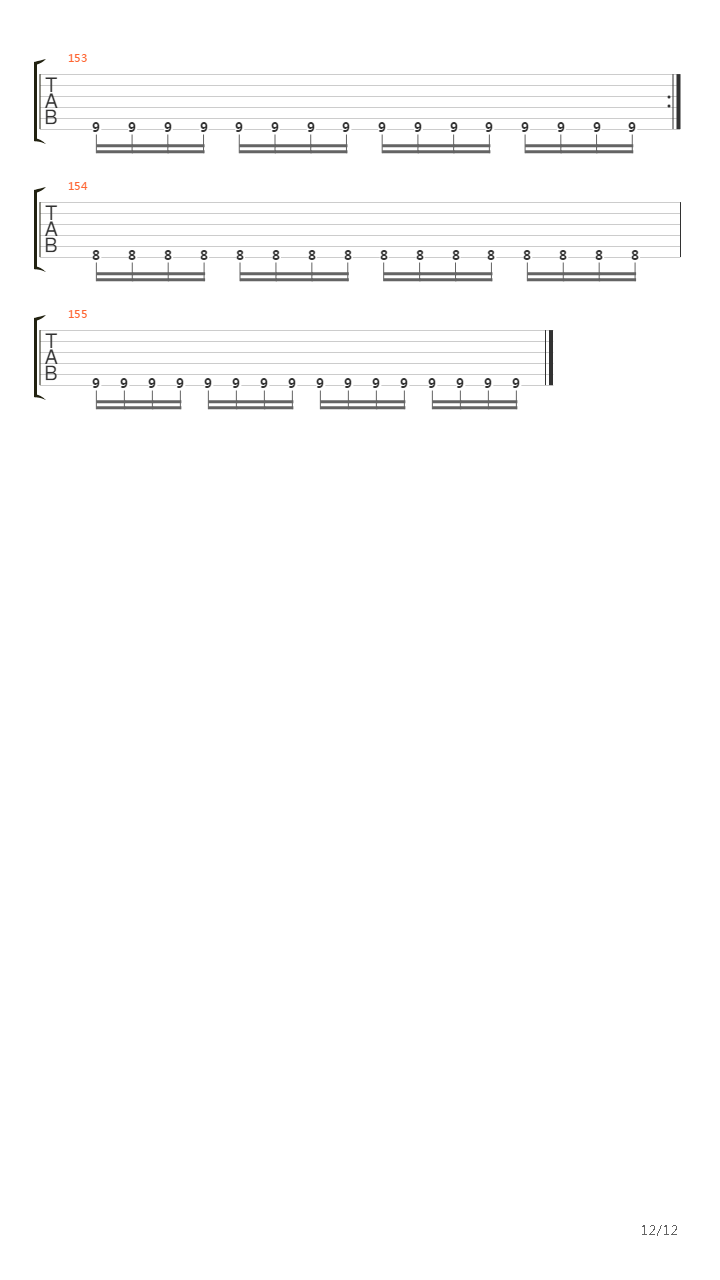 Process Of Disillumination吉他谱