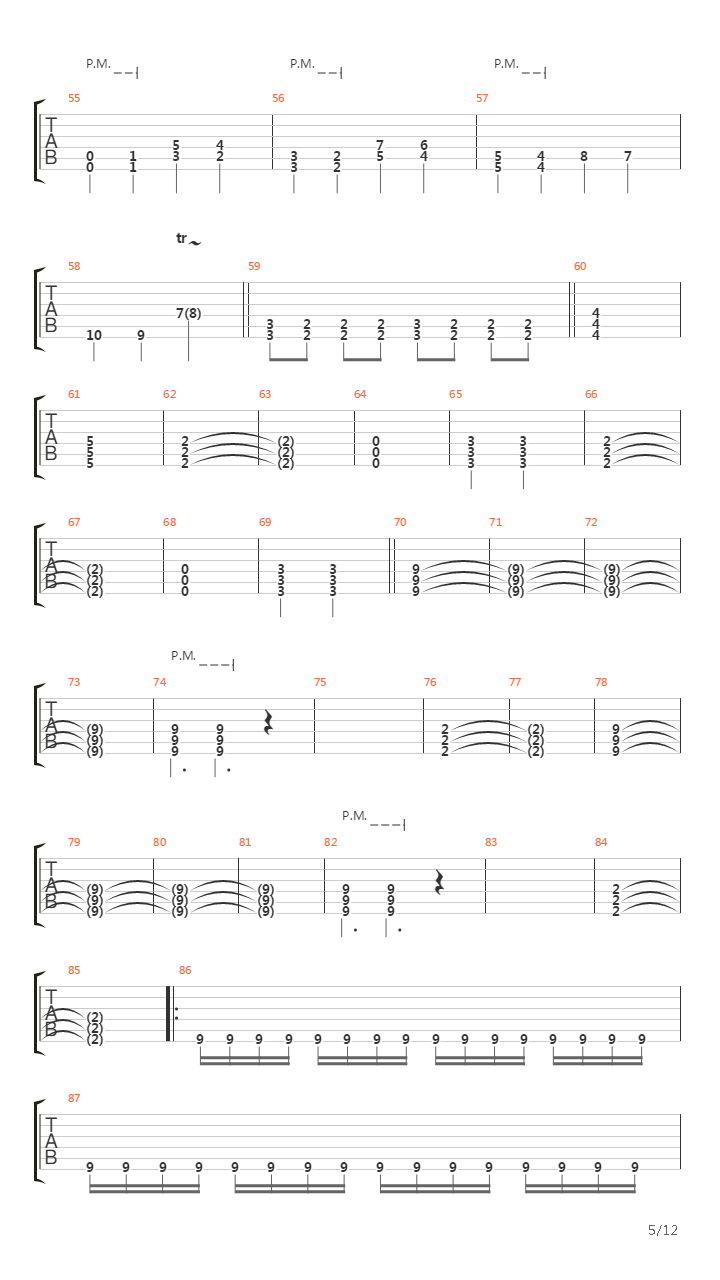 Process Of Disillumination吉他谱