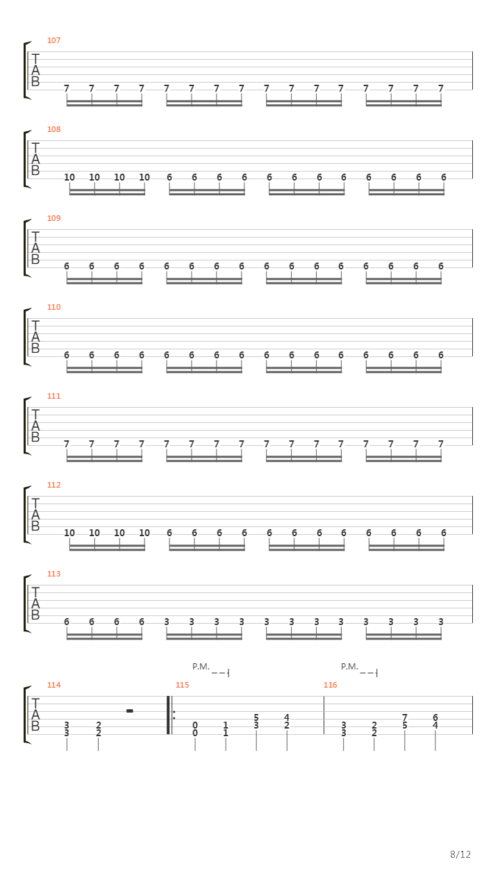 Process Of Disillumination吉他谱