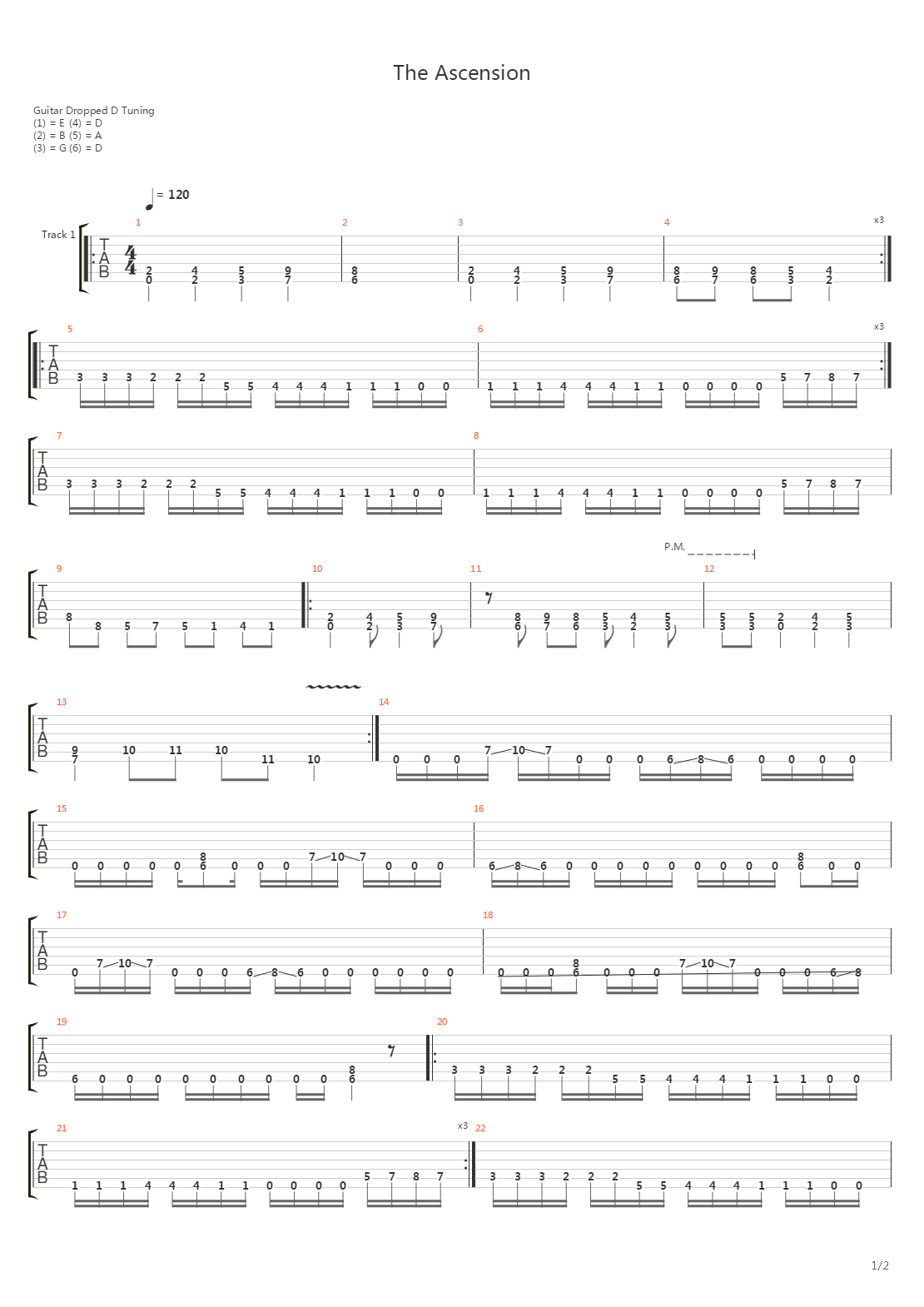 The Ascension吉他谱