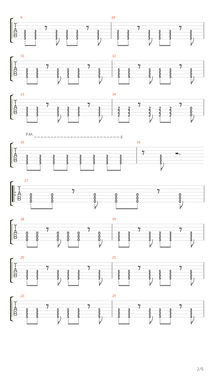 Magna Cum Nada吉他谱