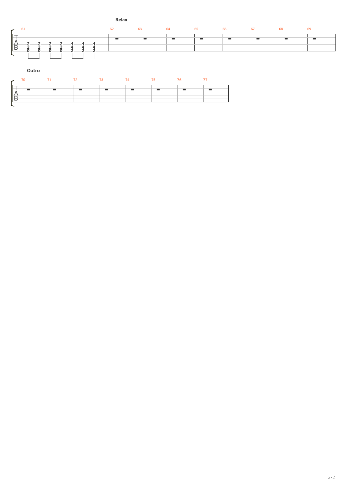 Mope吉他谱