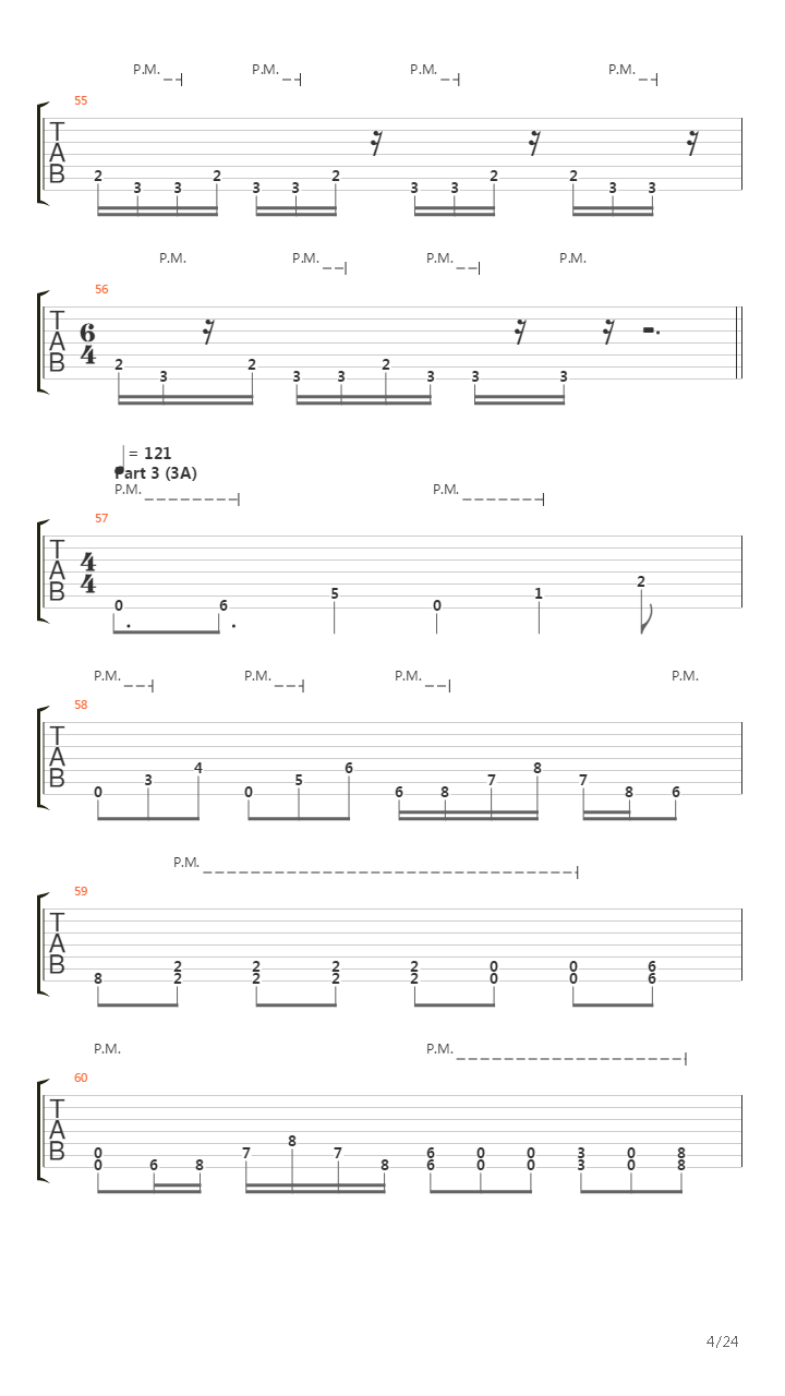 Activation Synthesis Theory吉他谱