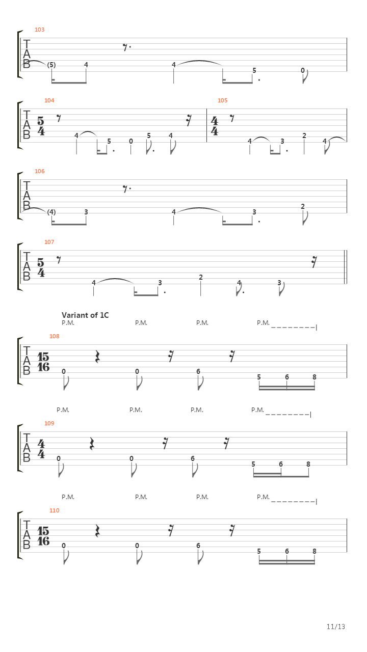 Eeg Tracings吉他谱