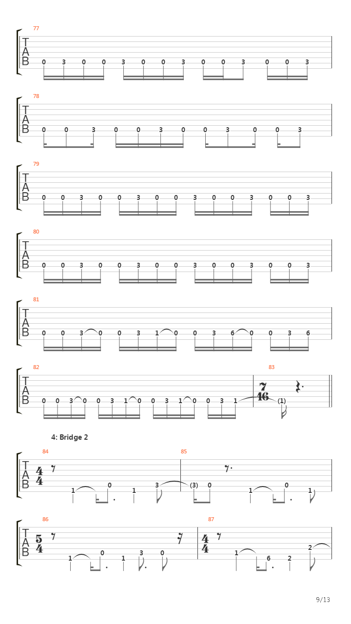 Eeg Tracings吉他谱