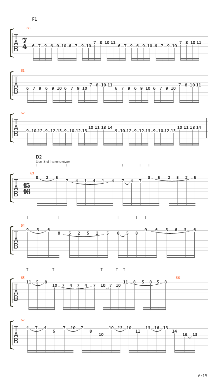 Vermicular Asphyxiation吉他谱