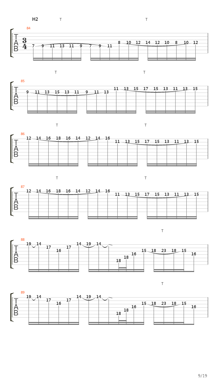 Vermicular Asphyxiation吉他谱