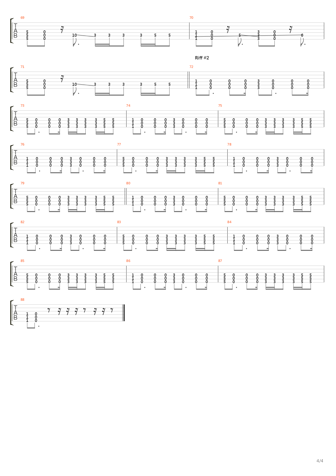 Ultranumb吉他谱