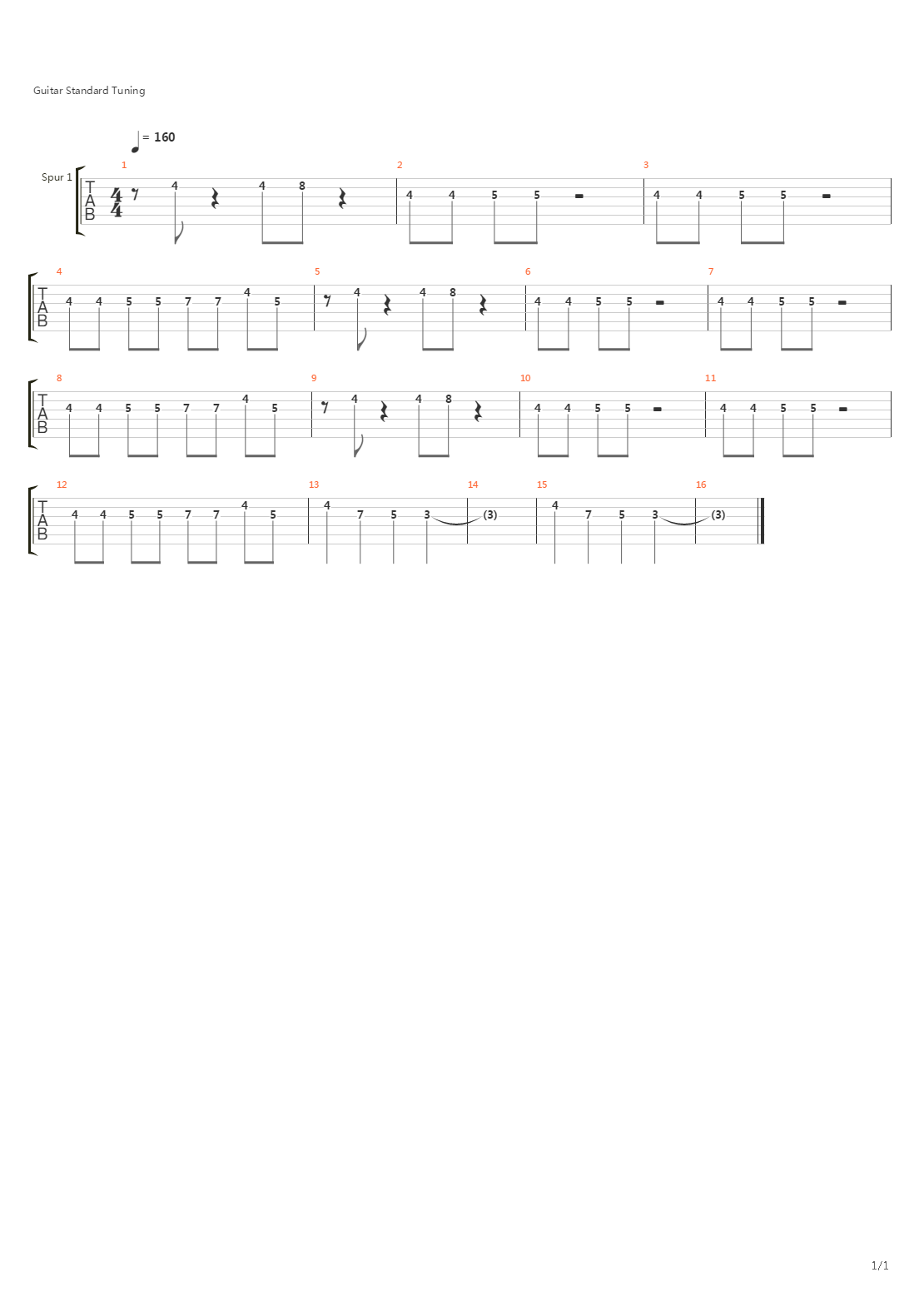 Vitriol吉他谱