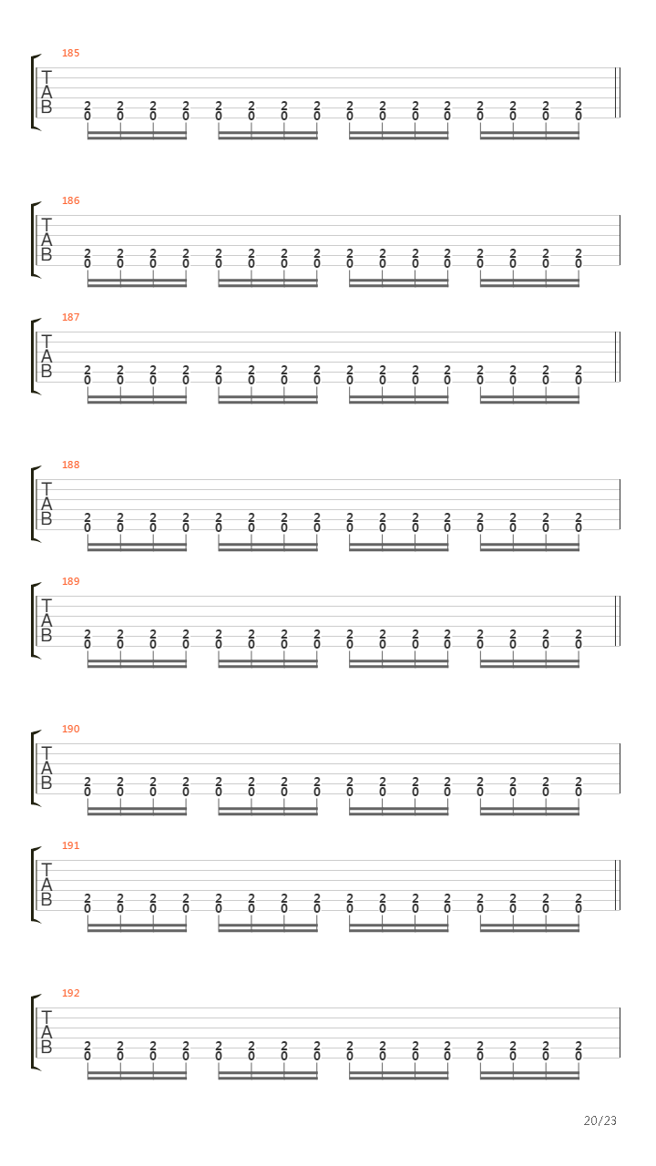 The Choir Of The Dead吉他谱