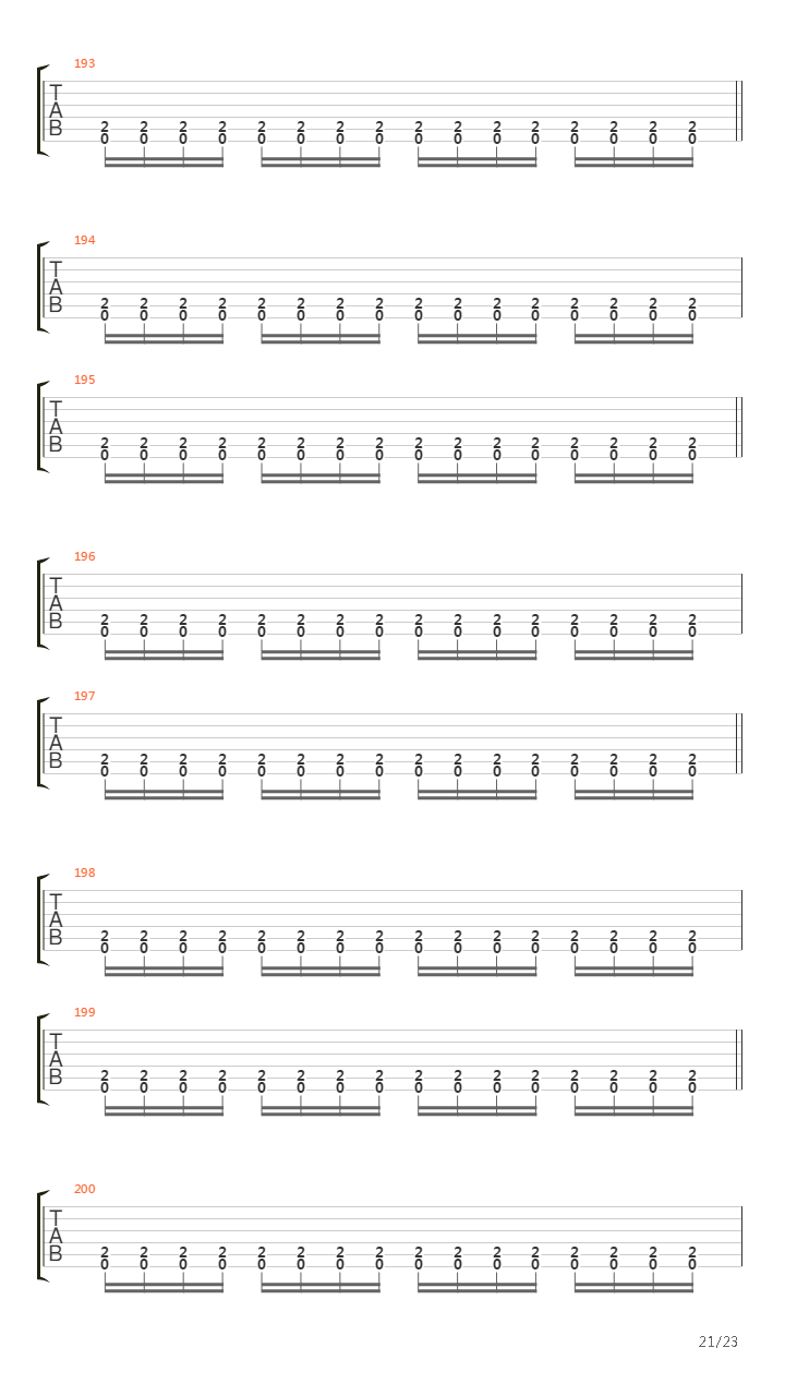 The Choir Of The Dead吉他谱