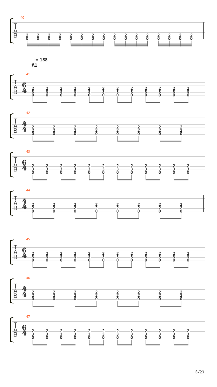 The Choir Of The Dead吉他谱