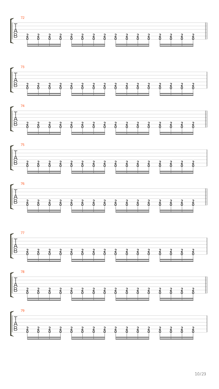 The Choir Of The Dead吉他谱
