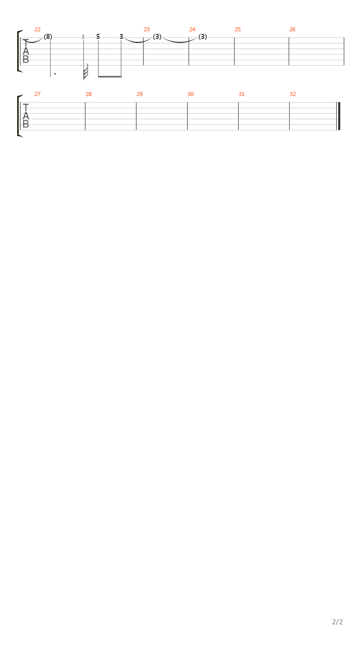 Olson吉他谱